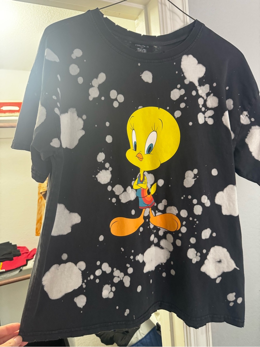 Tweety Graphic Tee - Black